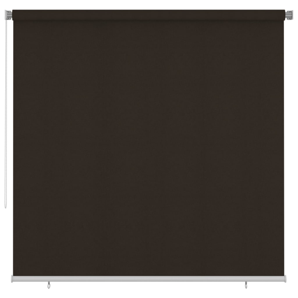 udendørs rullegardin 240x230 cm brun