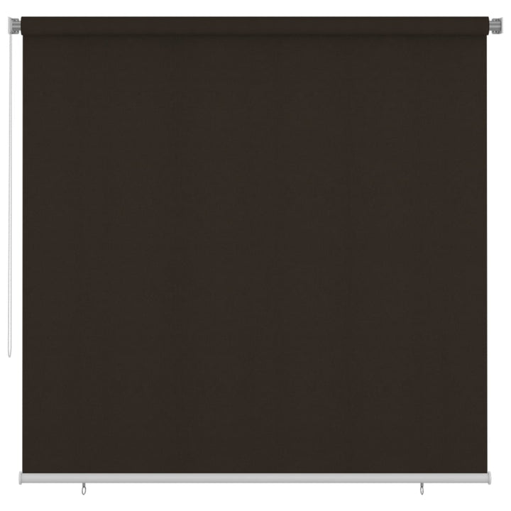 udendørs rullegardin 240x230 cm brun