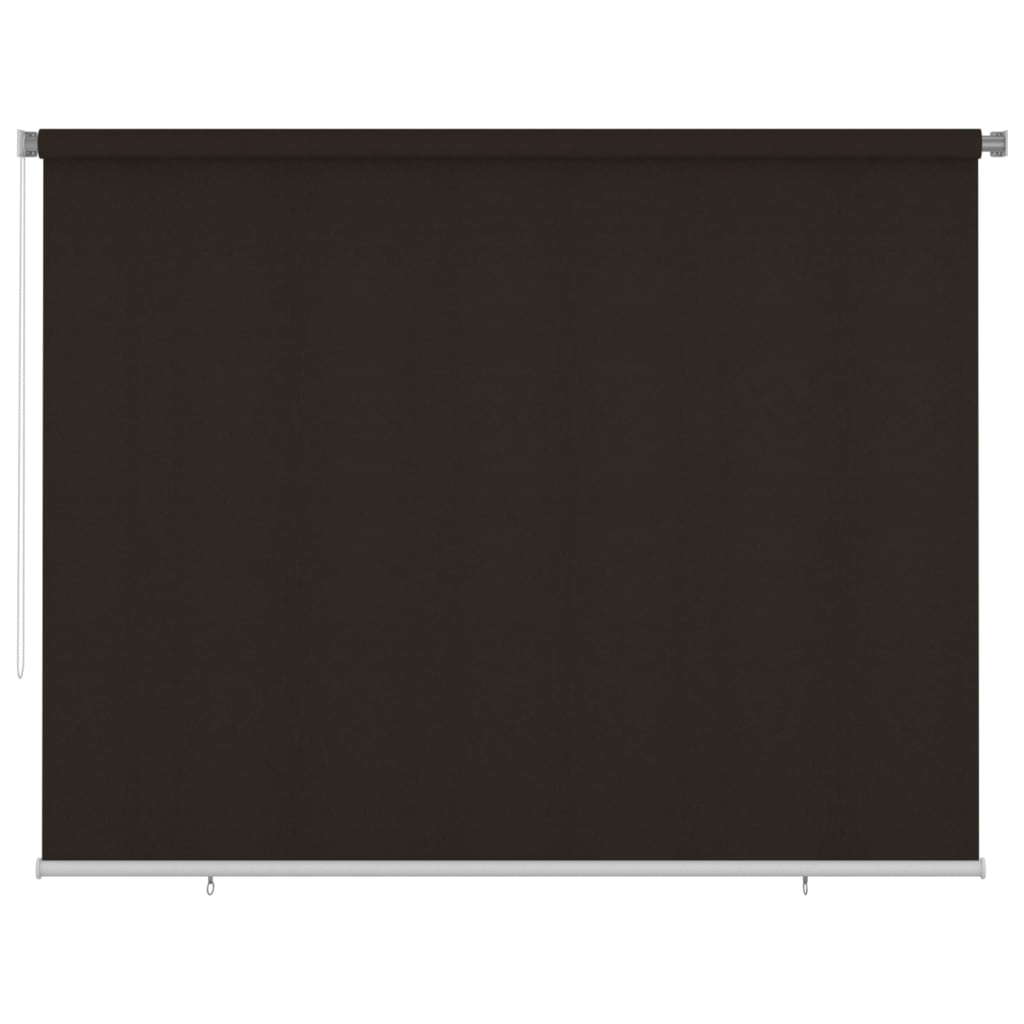 udendørs rullegardin 300x230 cm HDPE brun