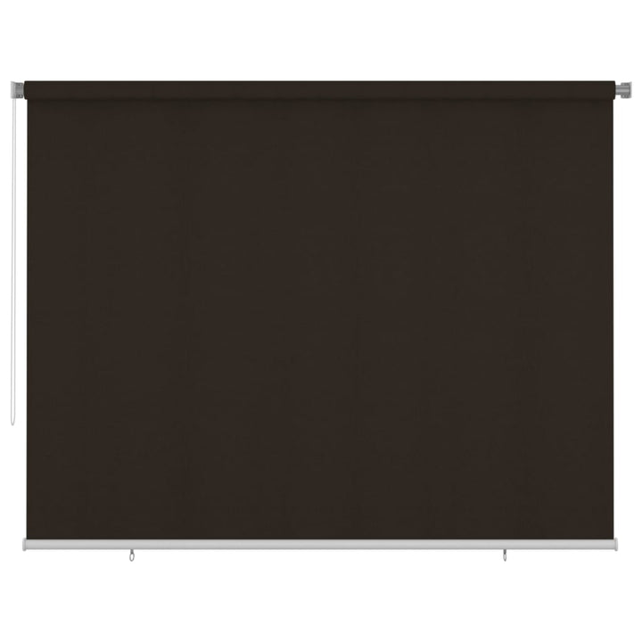 udendørs rullegardin 300x230 cm HDPE brun