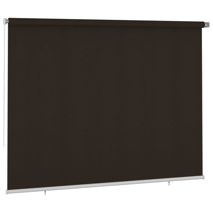 udendørs rullegardin 300x230 cm HDPE brun