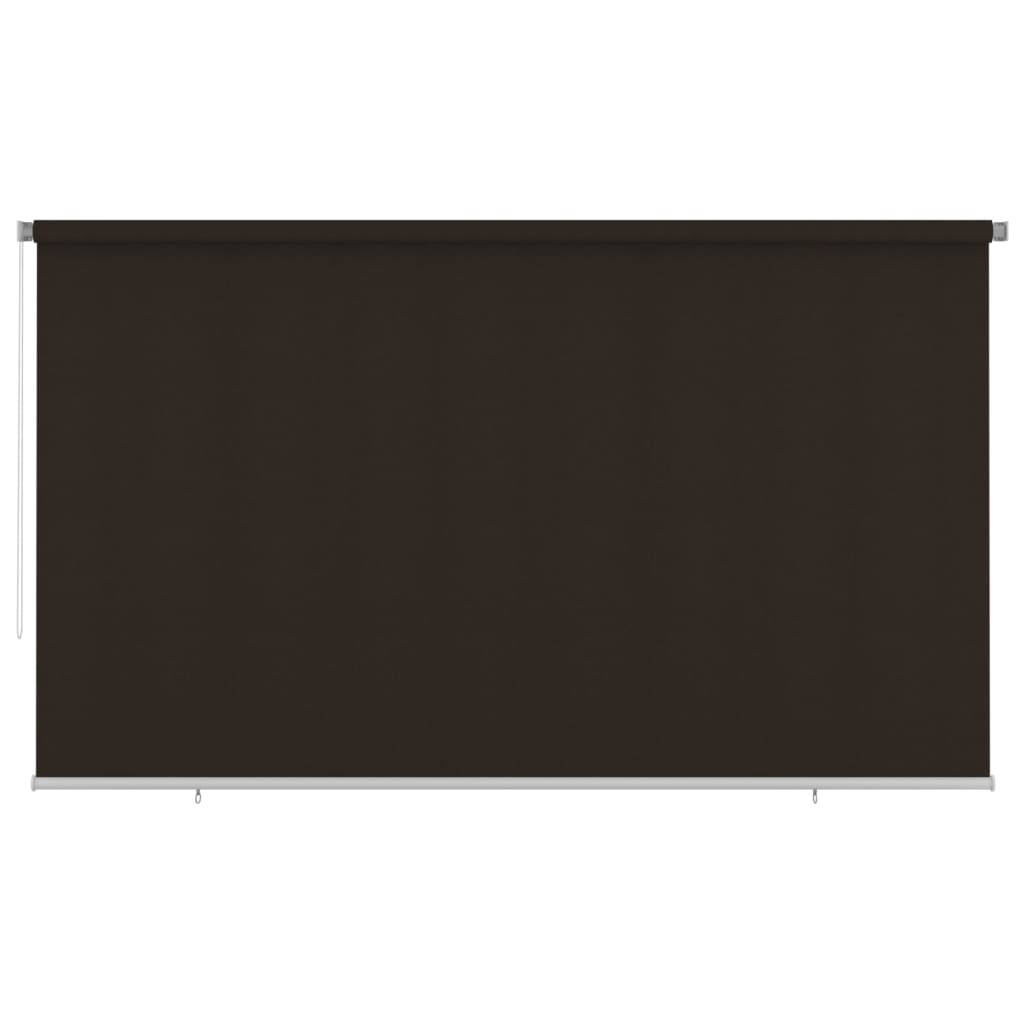 udendørs rullegardin 400x230 cm HDPE brun