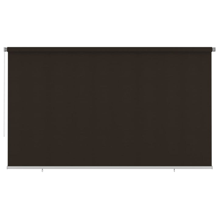 udendørs rullegardin 400x230 cm HDPE brun