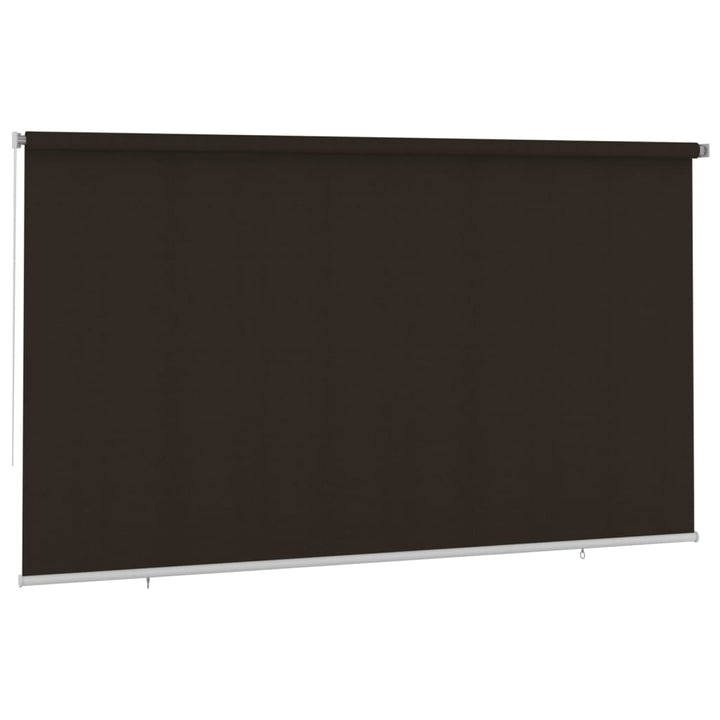 udendørs rullegardin 400x230 cm HDPE brun