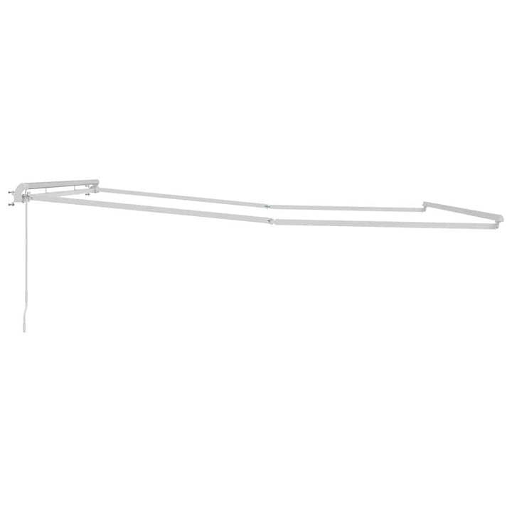Markiseramme Hvid 450 × 350 cm Aluminium