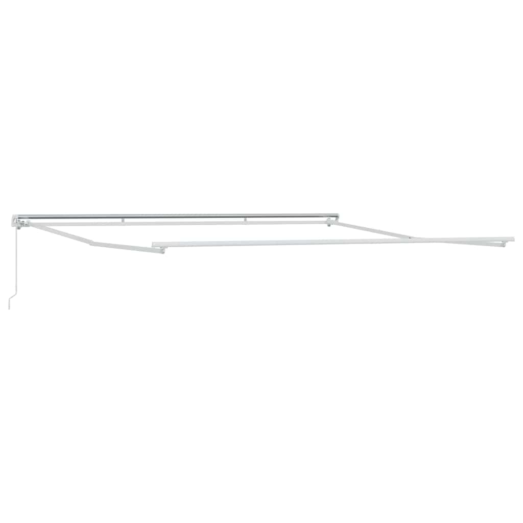 Markiseramme Hvid 500 × 350 cm Aluminium