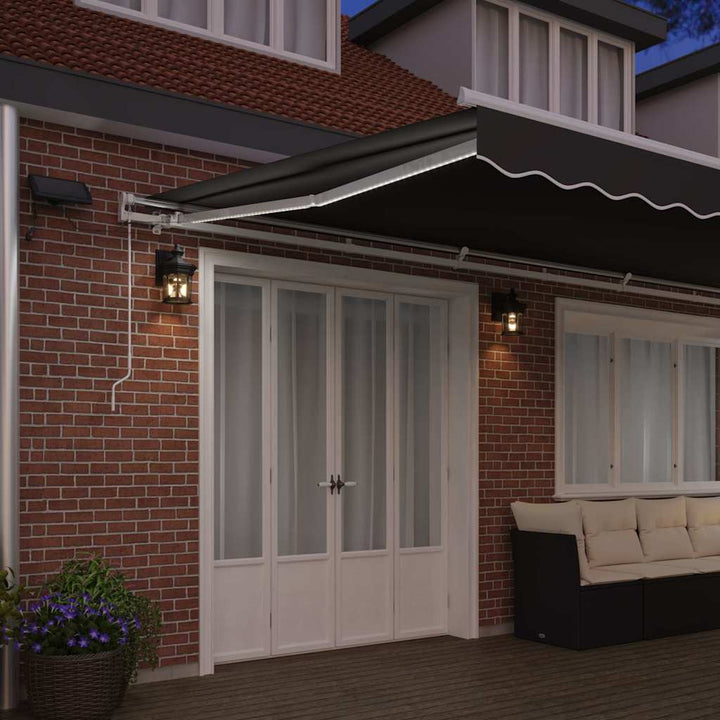 Markiseramme Hvid 600 × 300 cm Aluminium