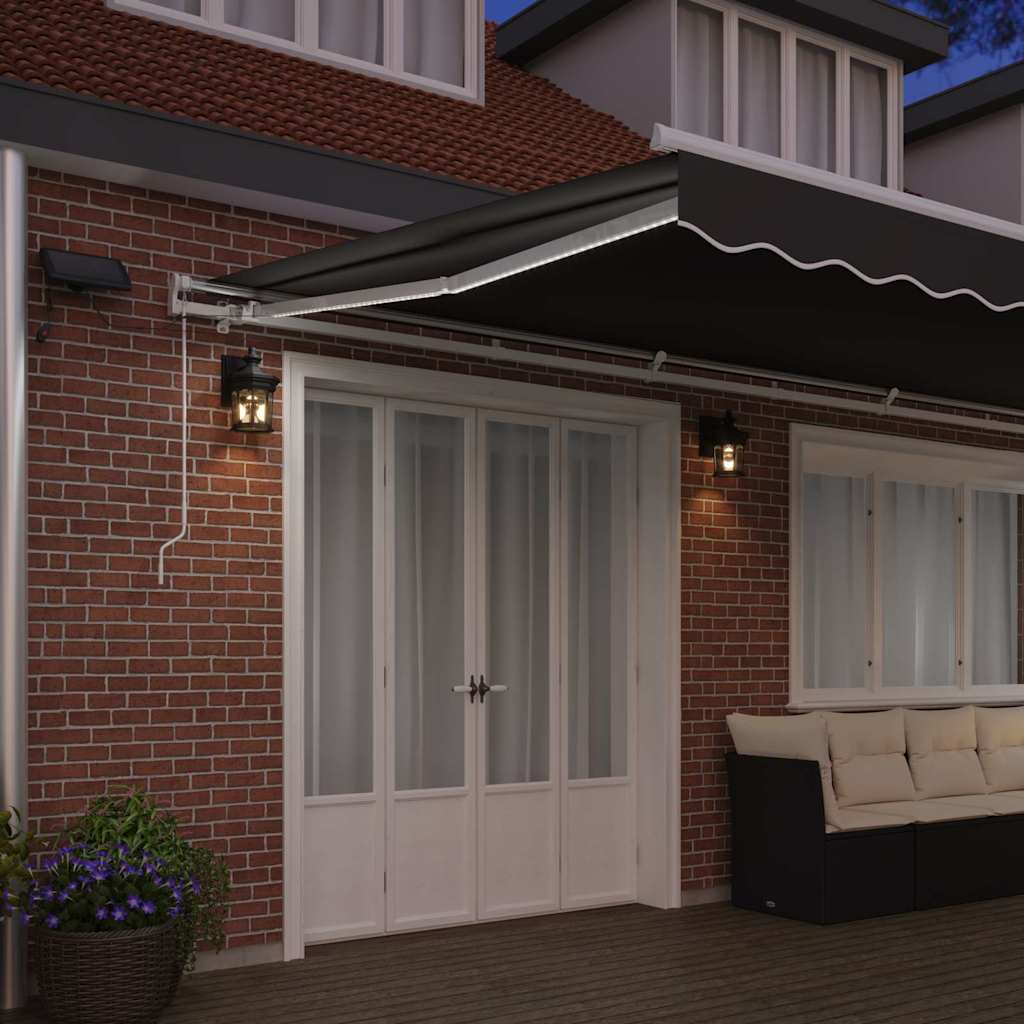 Markiseramme Hvid 600 × 350 cm Aluminium