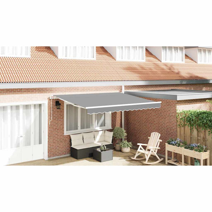 Markiseramme Hvid 300 x 250 cm Aluminium