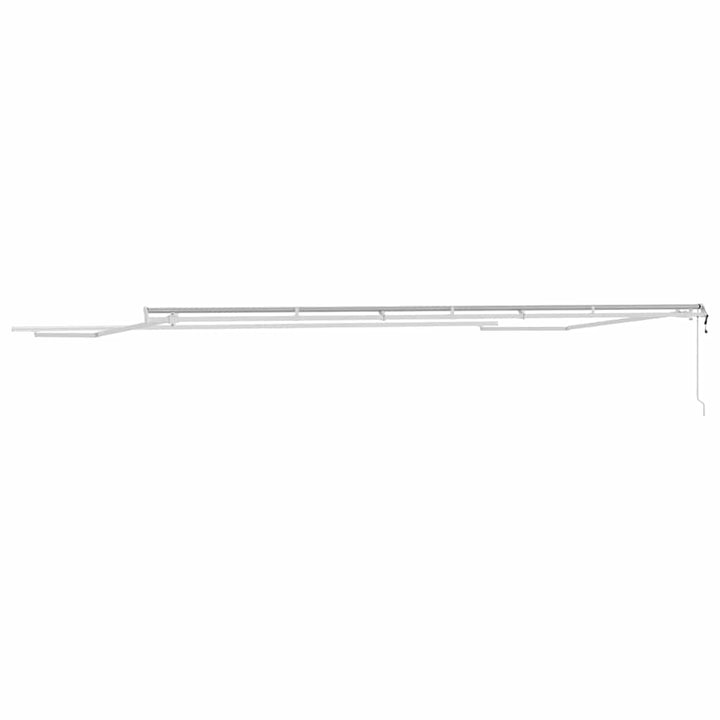 Markiseramme Hvid 600 × 300 cm Aluminium