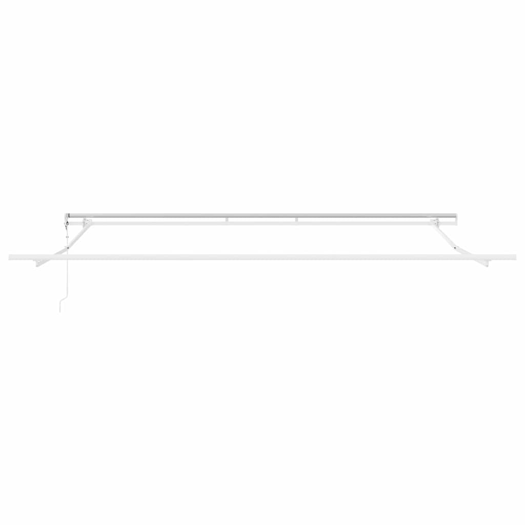 Markiseramme Hvid 450 × 350 cm Aluminium
