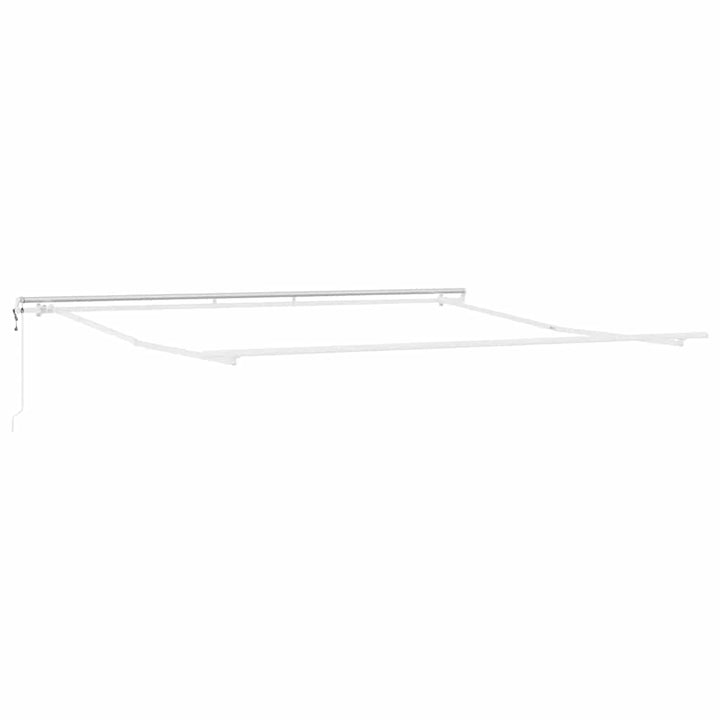 Markiseramme Hvid 500 × 350 cm Aluminium