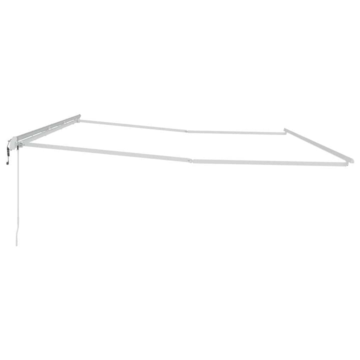 Markiseramme Hvid 600 × 350 cm Aluminium