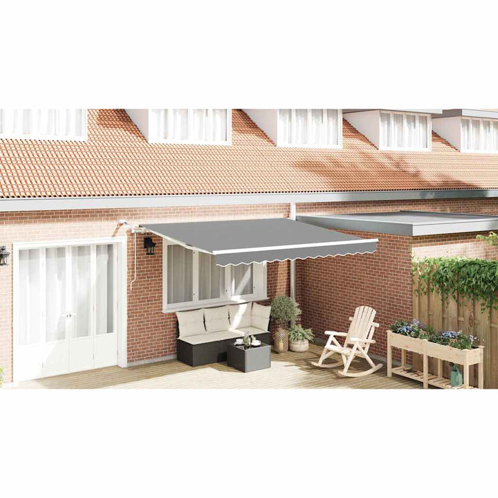 Markiseramme Hvid 3 x 2,5 m Aluminium