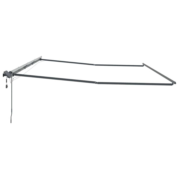 Markiseramme Antracit 600 × 300 cm Aluminium