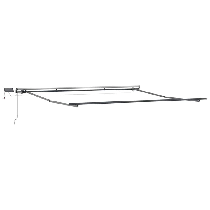 Markiseramme Antracit 400 × 350 cm Aluminium