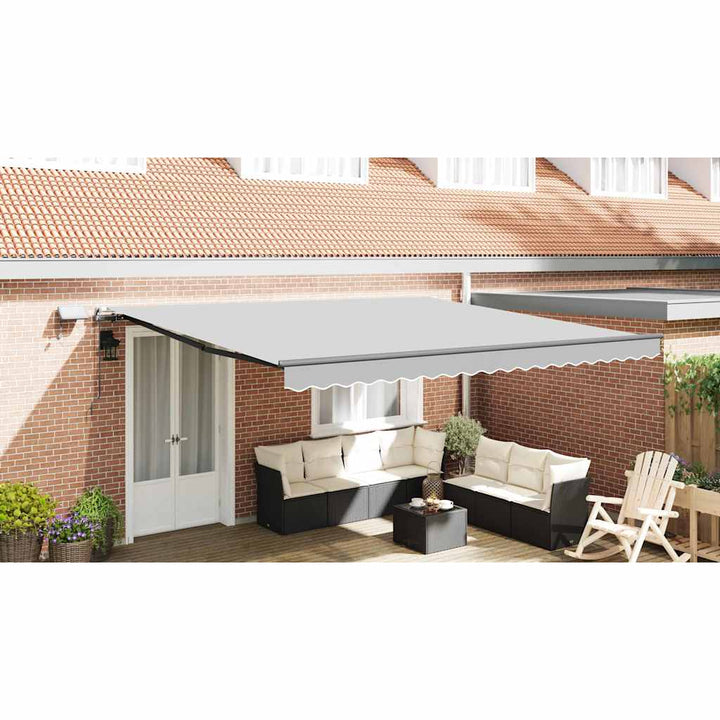 Markiseramme Antracit 500 × 350 cm Aluminium