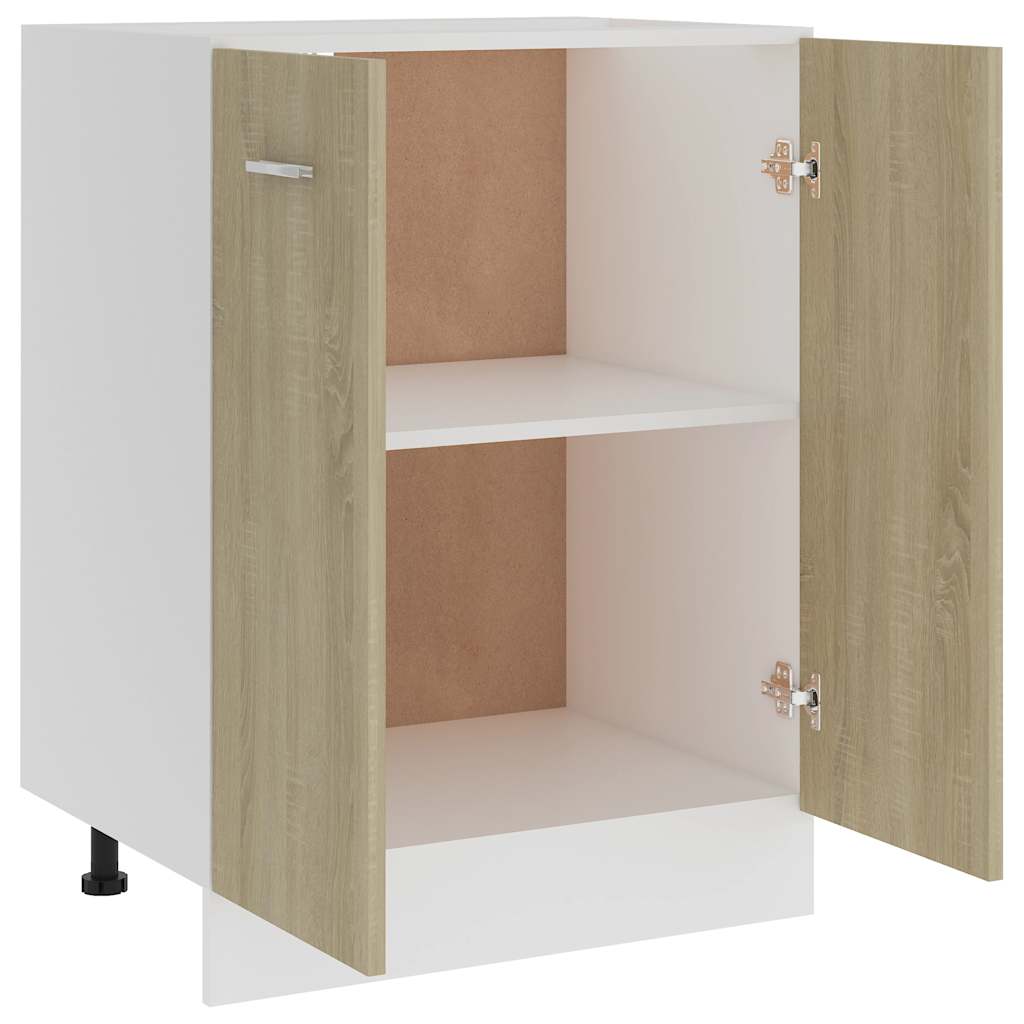 underskab "Lyon" Sonoma eg 60x46x81,5 cm konstrueret træ