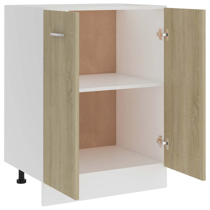 underskab "Lyon" Sonoma eg 60x46x81,5 cm konstrueret træ