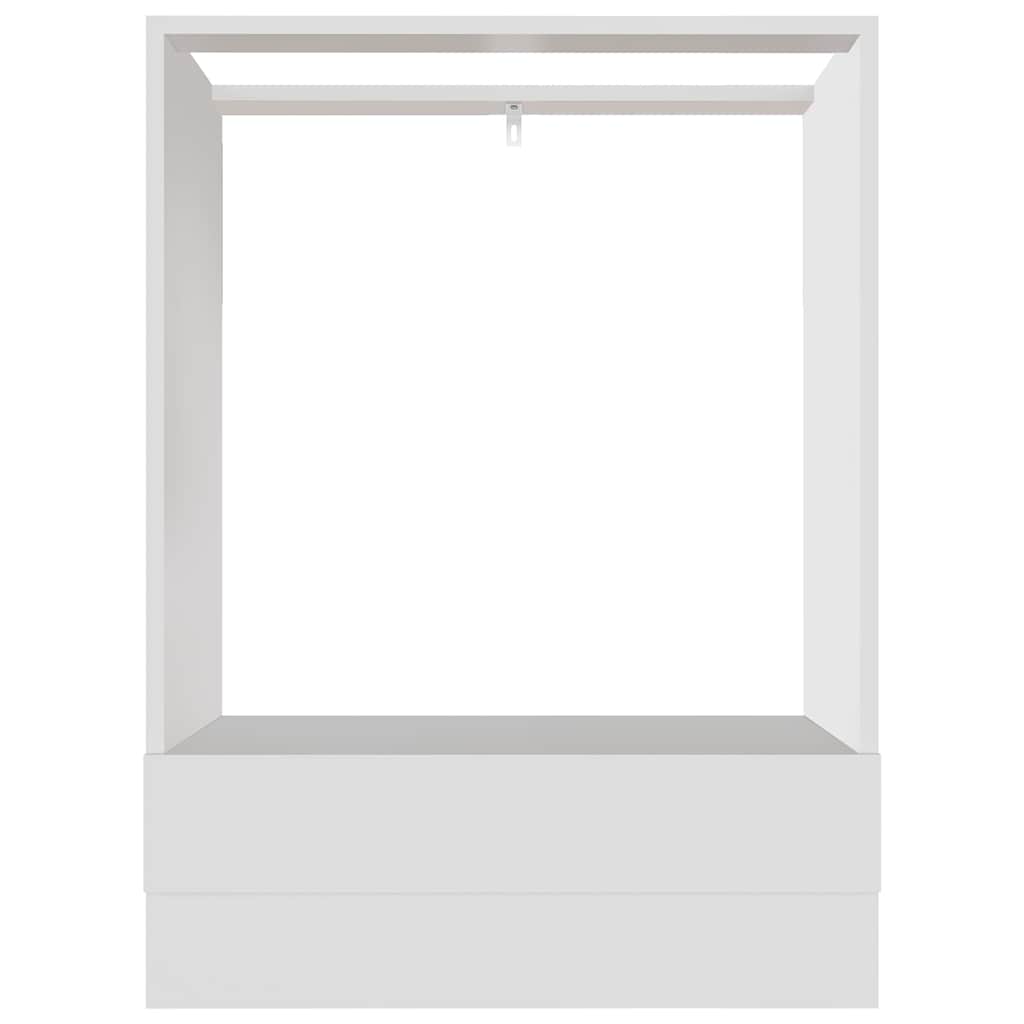 ovnskab "Riga" hvid 60x46x81,5 cm konstrueret træ