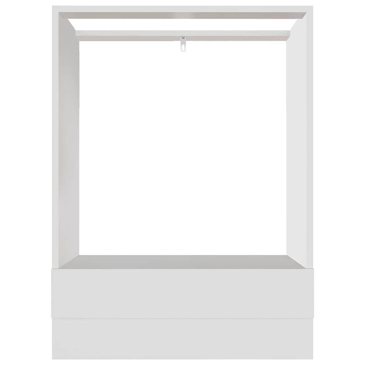 ovnskab "Riga" hvid 60x46x81,5 cm konstrueret træ