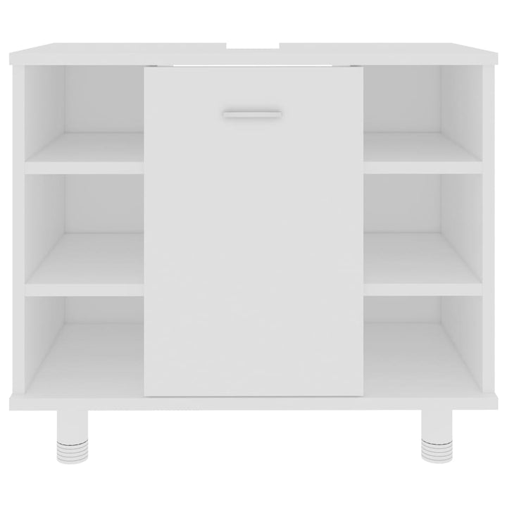 badeværelsesskab 60x32x53,5 cm konstrueret træ hvid
