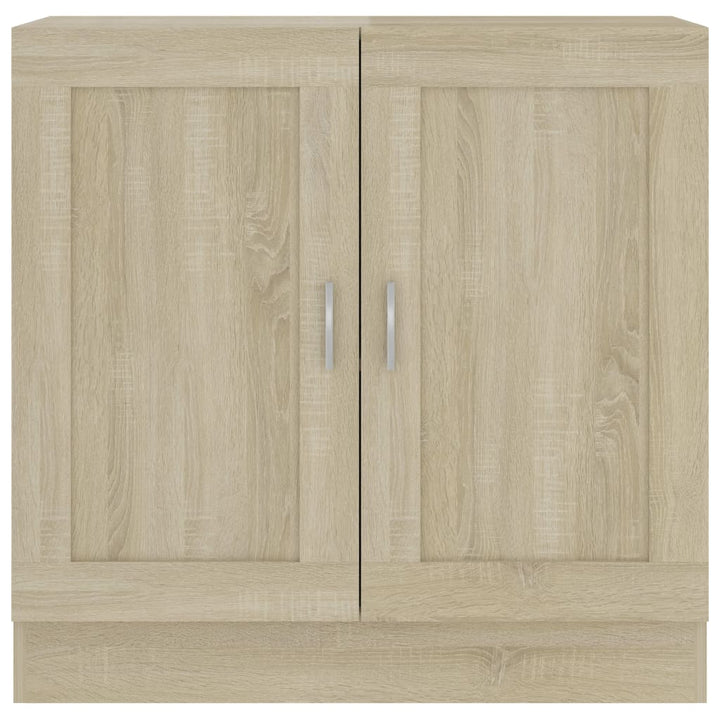 bogreol 82,5x30,5x80 cm konstrueret træ sonoma-eg