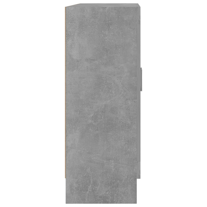 bogskab 82,5x30,5x80 cm konstrueret træ betongrå