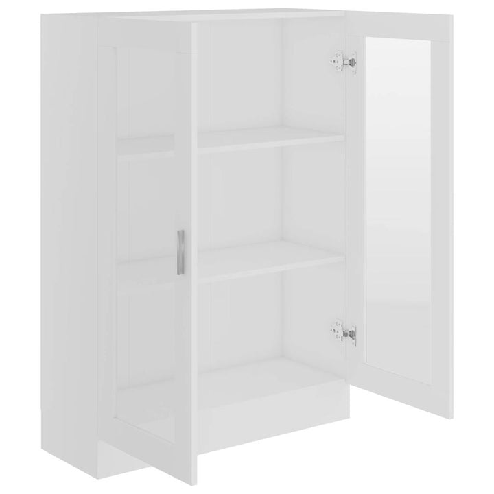 vitrineskab 82,5x30,5x115 cm spånplade hvid