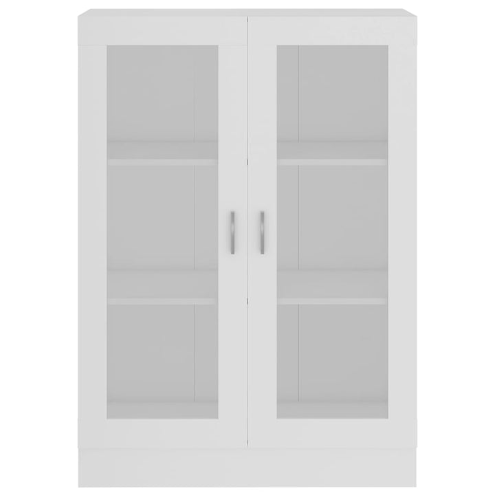 vitrineskab 82,5x30,5x115 cm spånplade hvid