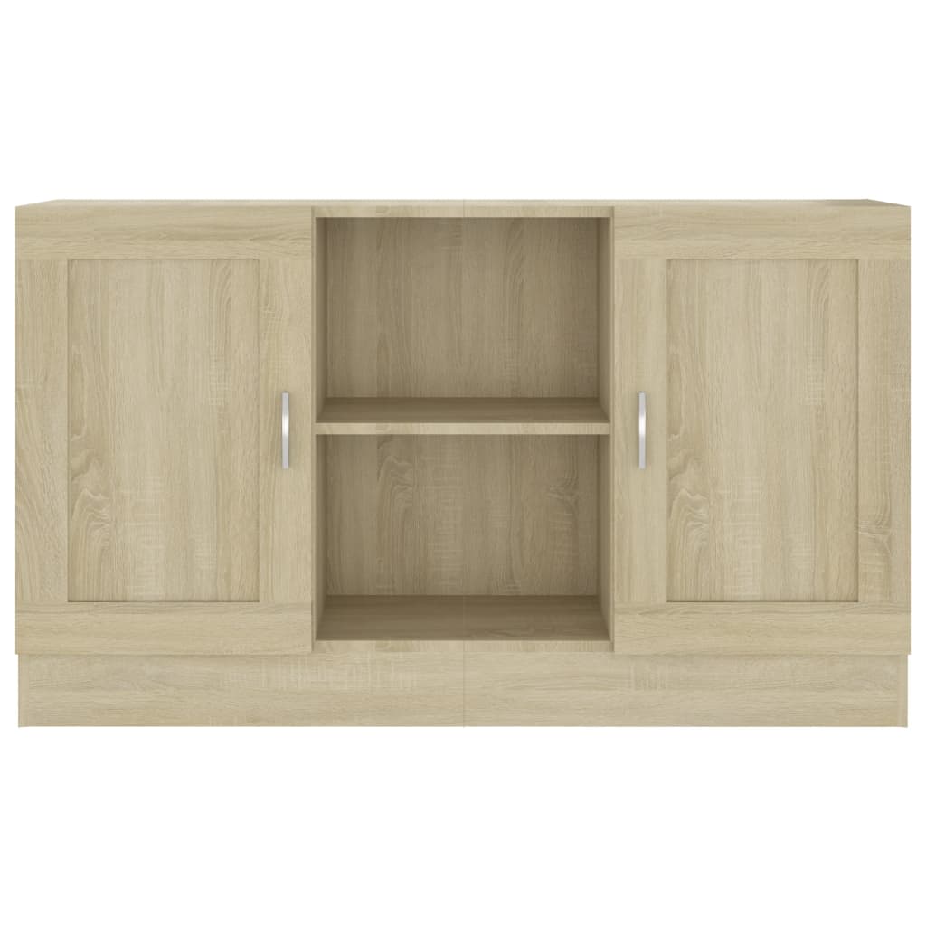skænk 120x30,5x70 cm konstrueret træ sonoma-eg