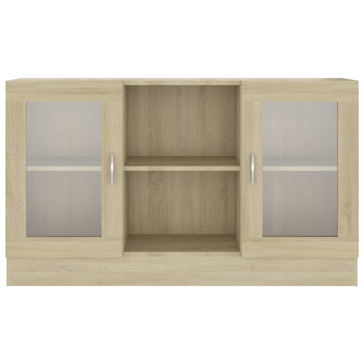 skænk 120x30,5x70 cm konstrueret træ sonoma-eg