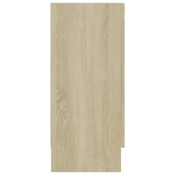 skænk 120x30,5x70 cm konstrueret træ sonoma-eg