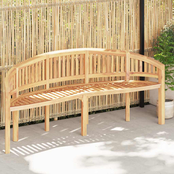 bananbænk 200 cm massivt teaktræ