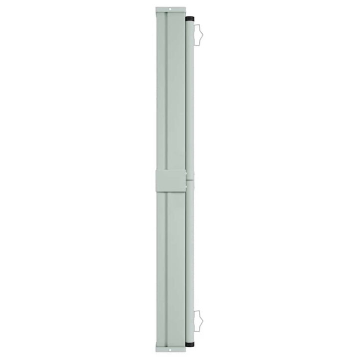 sammenrullelig sidemarkise til terrassen 140x600 cm cremefarvet