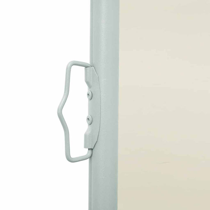 sammenrullelig sidemarkise til terrassen 600x160 cm cremefarvet
