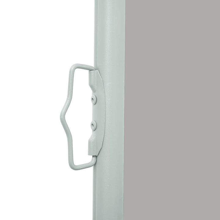 sammenrullelig sidemarkise til terrassen 600x160 cm grå