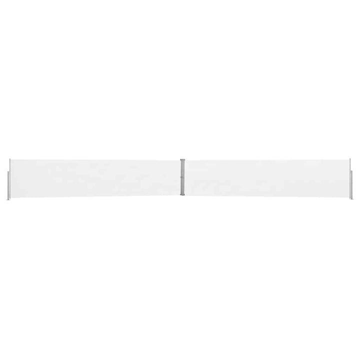 sammenrullelig sidemarkise til terrassen 140x1200 cm creme
