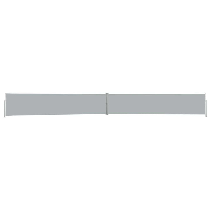 sammenrullelig sidemarkise til terrassen 140x1200 cm antracit