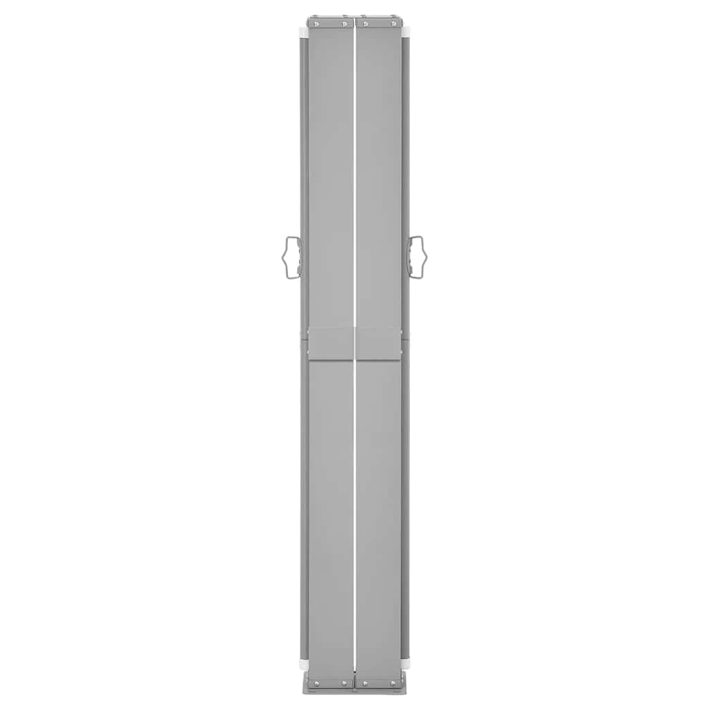 sammenrullelig sidemarkise til terrassen 140x1200 cm antracit