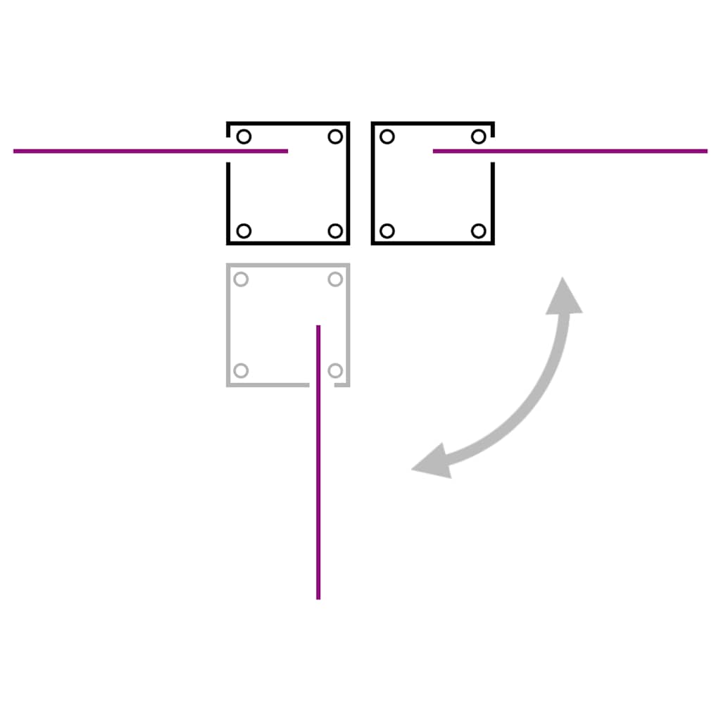 sammenrullelig sidemarkise til terrassen 140x1200 cm antracit