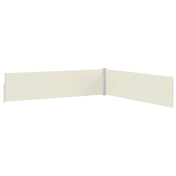sammenrullelig sidemarkise til terrassen 170x1200 cm creme