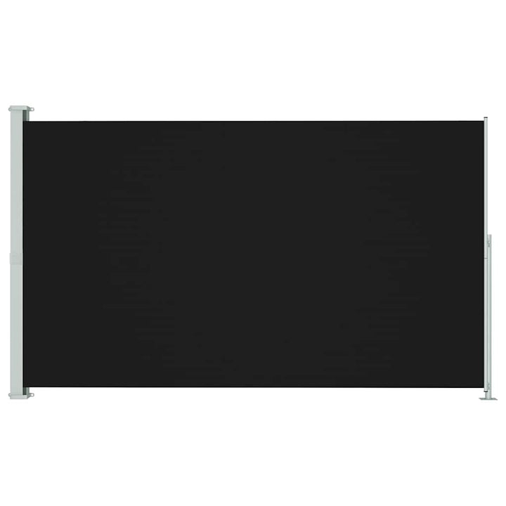sammenrullelig sidemarkise til terrassen 180x300 cm sort
