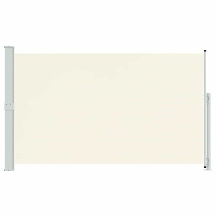 sammenrullelig sidemarkise til terrassen 180x300 cm cremefarvet