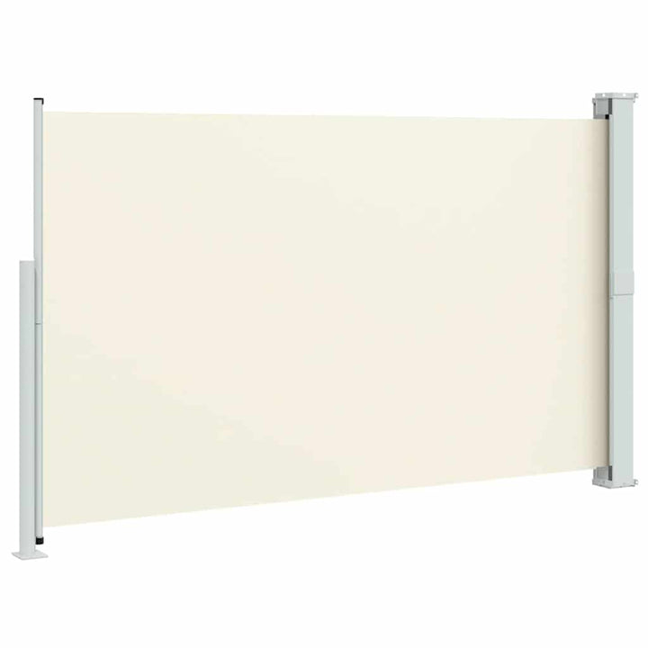 sammenrullelig sidemarkise til terrassen 180x300 cm cremefarvet