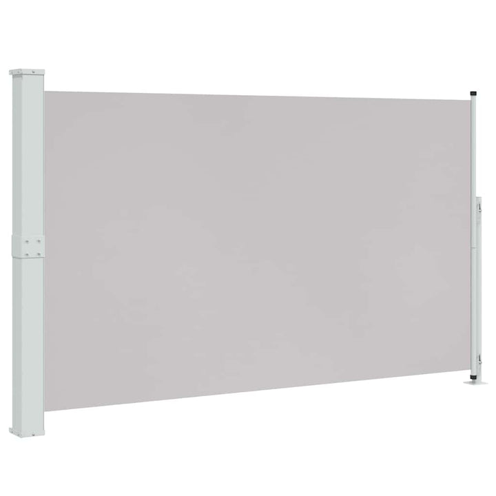 sammenrullelig sidemarkise til terrassen 180x300 cm grå