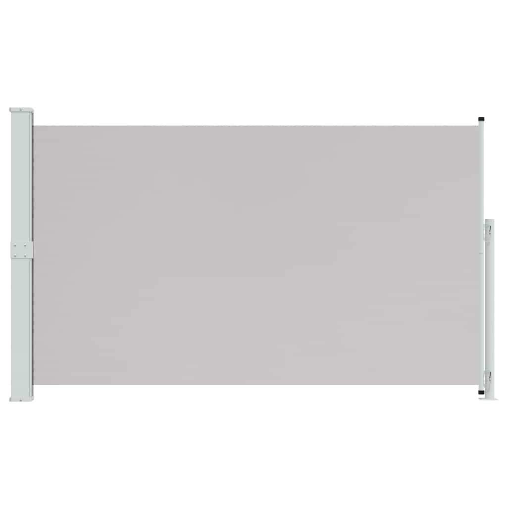 sammenrullelig sidemarkise til terrassen 180x300 cm grå