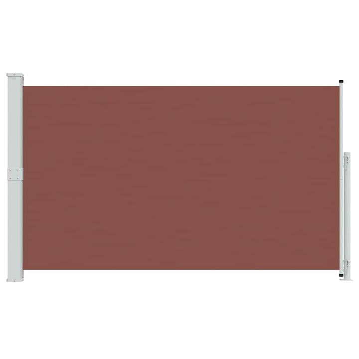 sammenrullelig sidemarkise til terrassen 180x300 cm brun