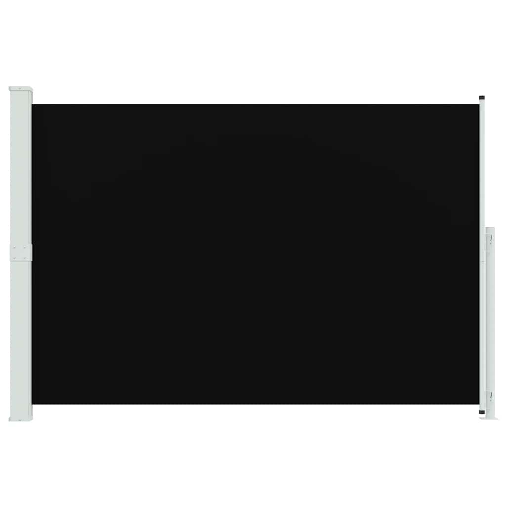 sammenrullelig sidemarkise til terrassen 200x300 cm sort