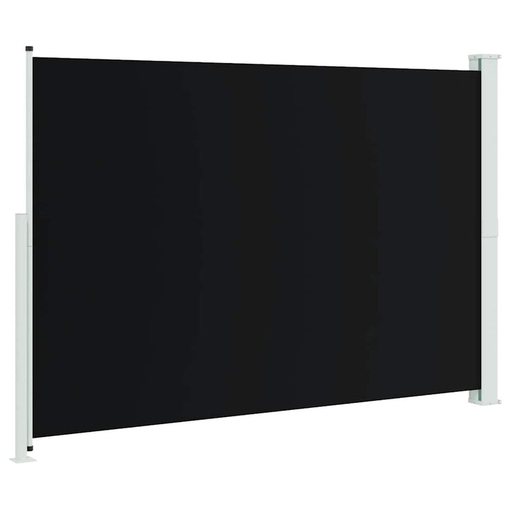 sammenrullelig sidemarkise til terrassen 200x300 cm sort